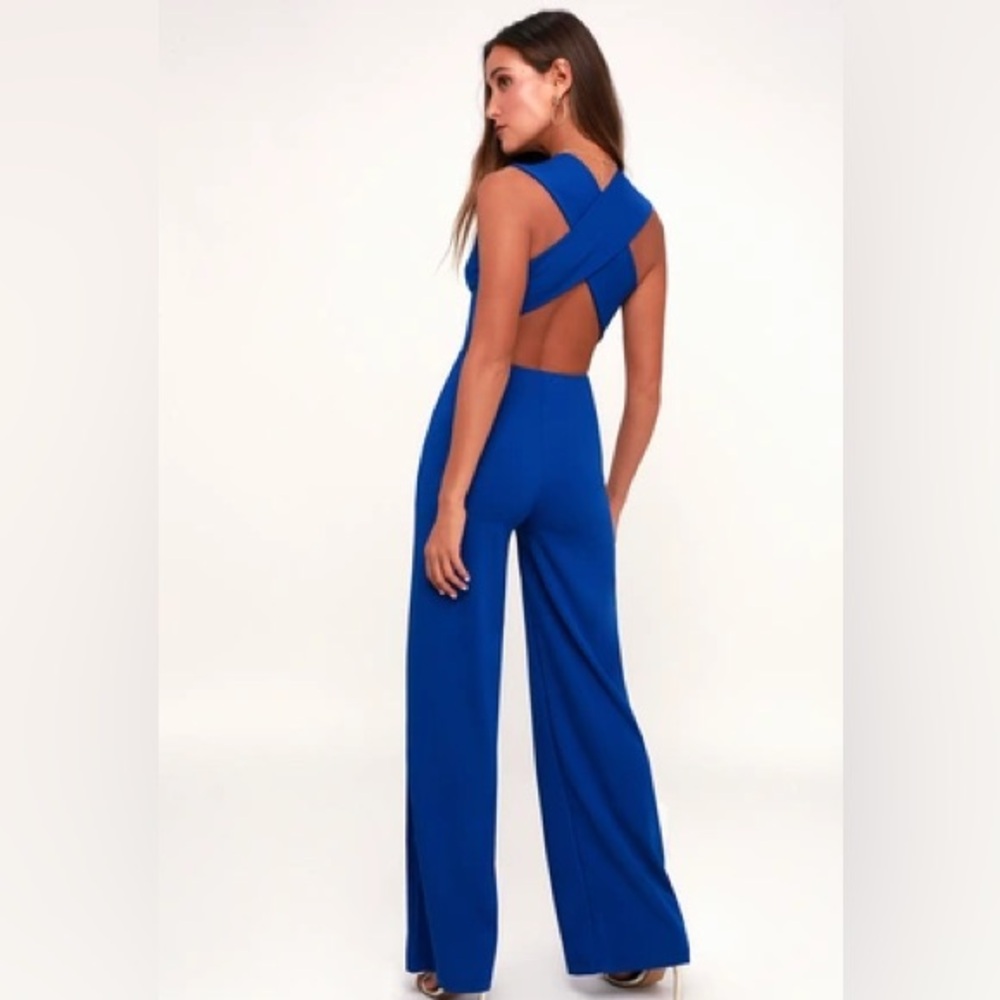 Nwot Lulus Thinking Out Loud Jumpsuit - image 1